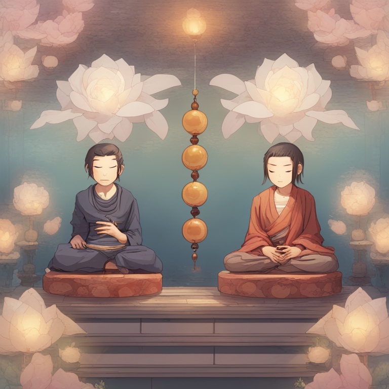一颗一颗的放入佛珠双男主,佛珠缘，双男主的心灵修行之旅