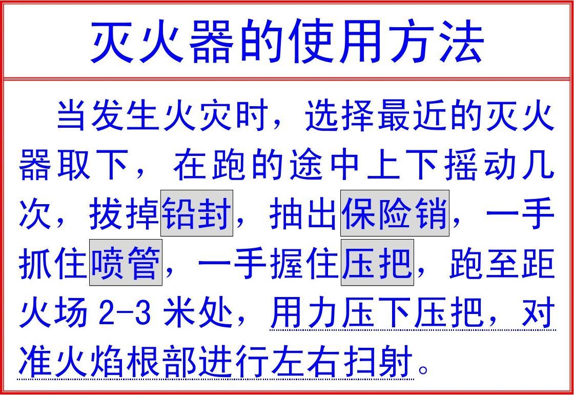 灭火器的使用方法,独家揭秘，惊人内幕，震撼来袭！